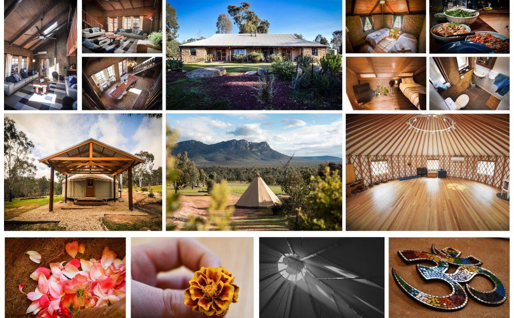 yoga and meditation retreat victoria facilities spread